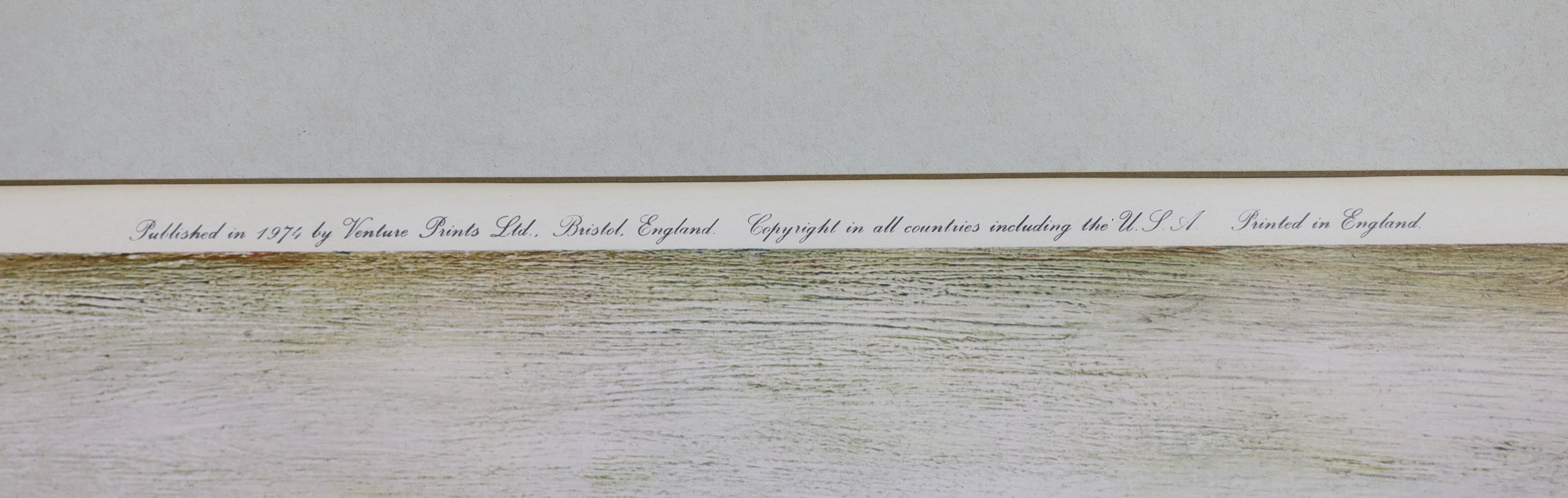 Helen Bradley (1900-1979), limited edition print, 'Evening on the promenade, Blackpool Sands, signed in pencil, 45 x 60cm